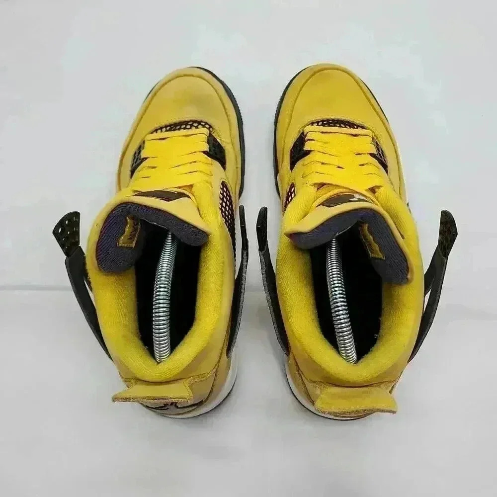 Nike Air Jordan Men's 4 Retro Lightning 2021 Tour Sneaker Shoes Yellow Size 7.5 - Picture 8 of 12